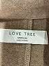 Love Tree 100% Polyester Tan Coat Size M - photo 6
