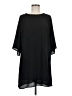 Everly 100% Polyester Solid Black Casual Dress Size M - photo 1