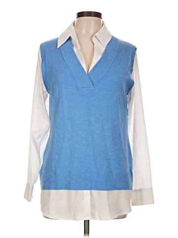 Vila Milano Sleeveless Button-Down Shirt (view 1)