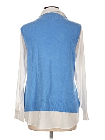 Vila Milano Sleeveless Button-Down Shirt (view 2)