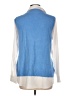 Vila Milano Blue Sleeveless Button-Down Shirt Size L - photo 2