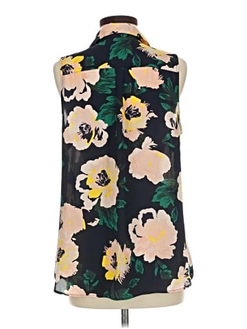 Banana Republic Factory Store Sleeveless Button-Down Shirt (view 2)