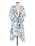 True Destinations 100% Cotton Blue Kimono Size M - photo 1