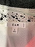E&M Collection Ivory Short Sleeve Top Size L - photo 7