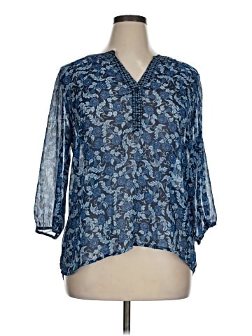 New Directions 3/4 Sleeve Blouse (view 1)