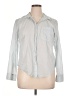 J.Crew 100% Cotton Gray 3/4 Sleeve Button-Down Shirt Size 14 - photo 1