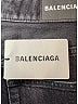 Balenciaga 100% Cotton Black Button Fly Jeans Size 31 waist - photo 9
