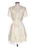 Francesca's 100% Polyester Ivory Cocktail Dress Size L - photo 2