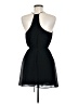 Naked Zebra 100% Polyester Solid Black Cocktail Dress Size M - photo 2