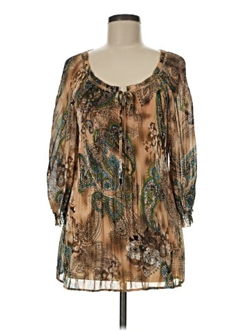 Avenue 3/4 Sleeve Blouse (view 1)