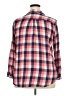 Old Navy 100% Cotton Plaid Pink Long Sleeve Button-Down Shirt Size XXL - photo 2