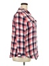Old Navy 100% Cotton Plaid Pink Long Sleeve Button-Down Shirt Size XXL - photo 4
