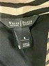 White House Black Market Stripes Ivory Jacket Size 8 - photo 6
