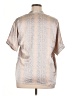 Jodifl Metallic Silver Short Sleeve Blouse Size XL (estimated) - photo 2