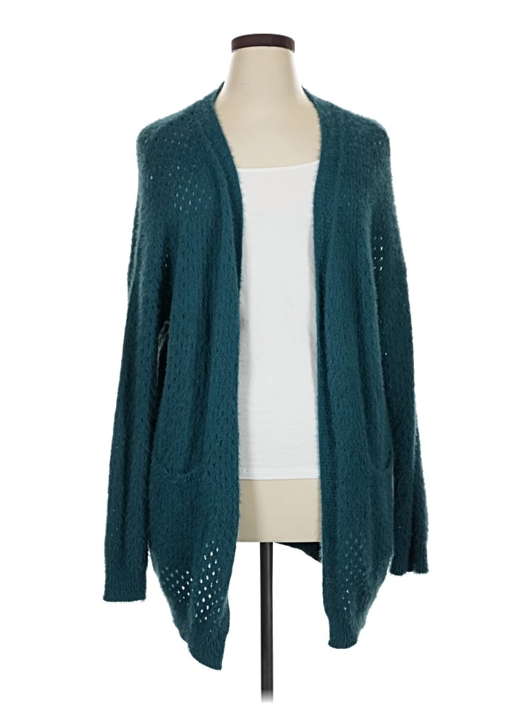 Pre-owned Unbranded Cardigan Sweater In Teal