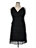 Talbots 100% Linen Black Cocktail Dress Size 14 Petite - photo 1