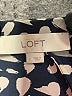 Ann Taylor LOFT 100% Polyester Animal Print Black Short Sleeve Blouse Size L - photo 7