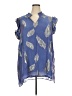 Emily Lovelock Blue Sleeveless Blouse Size 3X - photo 1