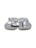 Reef Silver Flip Flops Size 5 - photo 2