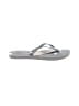 Reef Silver Flip Flops Size 5 - photo 1