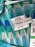 Trina Turk 100% Polyester Chevron-herringbone Blue Cocktail Dress Size L - photo 7