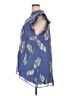 Emily Lovelock Blue Sleeveless Blouse Size 3X - photo 5