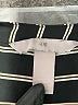 H&M 100% Polyester Stripes Black Casual Dress Size 2 - photo 7