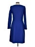 Boden Solid Blue Casual Dress Size 10 - photo 2