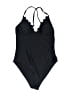 Unbranded Solid Black One Piece Swimsuit Size 00 (estimated) - photo 1