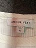 Amour Vert 100% Cotton Ivory Short Sleeve Turtleneck Size XS - photo 7