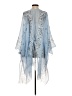 Simply Noelle 100% Polyester Blue Cardigan One size (estimated) - photo 2