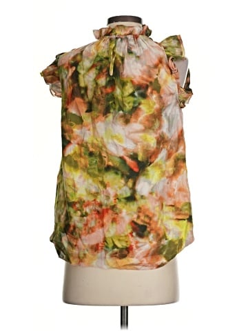 Marie Oliver Sleeveless Silk Top (view 2)