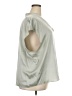 Vince. 100% Silk Silver Short Sleeve Silk Top Size 3X - photo 4