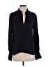 Theory 100% Silk Black Blouse Size S - photo 1