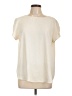 Ann Taylor LOFT 100% Polyester Ivory Short Sleeve Blouse Size L - photo 1