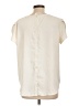 Ann Taylor LOFT 100% Polyester Ivory Short Sleeve Blouse Size L - photo 2