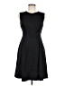 Theory Solid Black Cocktail Dress Size 6 - photo 1