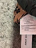 Point Sur 100% Silk Animal Print Brown Long Sleeve Silk Top Size M - photo 8