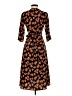 Cameo 100% Polyester Floral Orange Casual Dress Size XS - photo 2