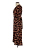 Cameo 100% Polyester Floral Orange Casual Dress Size XS - photo 5