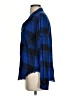Cloth & Stone Plaid Blue Long Sleeve Blouse Size S - photo 5