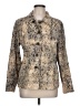 Christopher & Banks Print Gold Blazer Size L - photo 1