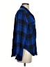 Cloth & Stone Plaid Blue Long Sleeve Blouse Size S - photo 4