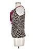 Ann Taylor Animal Print Brown Black Sleeveless Blouse Size 4 - photo 5
