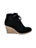 Mia 100% Leather Black Wedges Size 6 - photo 1