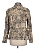 Christopher & Banks Print Gold Blazer Size L - photo 2