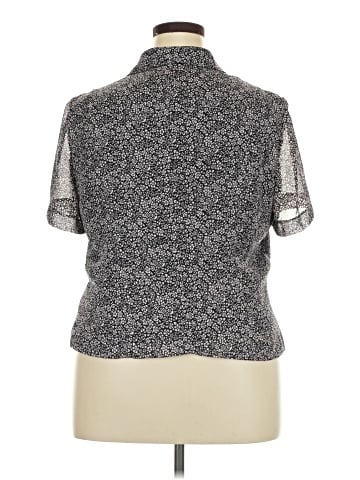 Danny & Nicole Short Sleeve Blouse (view 2)