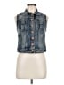 Express 100% Cotton Blue Denim Vest Size M - photo 1