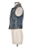 Express 100% Cotton Blue Denim Vest Size M - photo 5