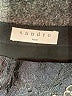 Sandro Paisley Black Formal Skirt Size Sm (1) - photo 4